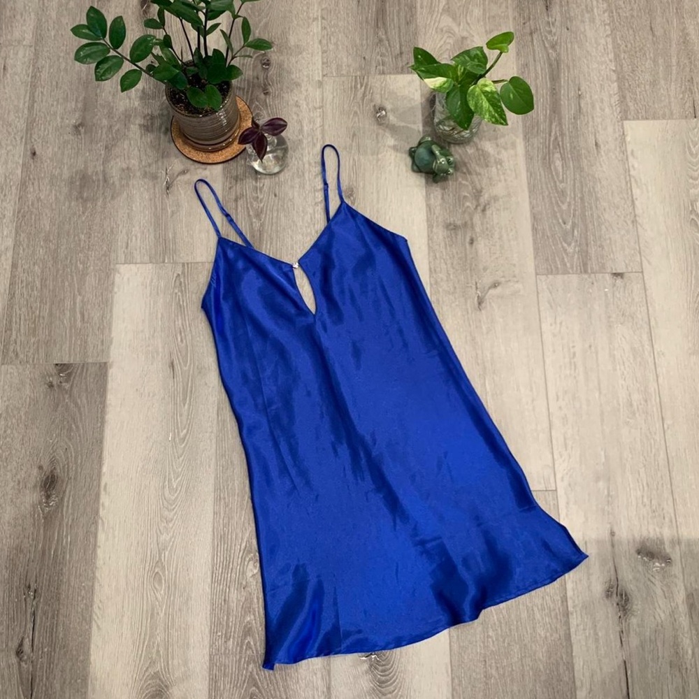 Royal Blue Slip Dress